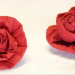 Blumen Basteln: Rose Aus Krepppapier, Feinkrepp Basteln How To Make  Crepe Paper Roses Flowers for Crepe Rosen Basteln