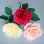 Diy: Rosen Aus Krepppapier/Roses Made Of Crepe Paper regarding Rosen Krepppapier