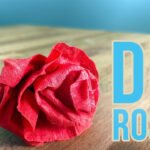 Rosen Geschenk | Krepppapier Blumen Basteln Diy | Valentinstag Muttertag For Aus Krepppapier Rosen Basteln